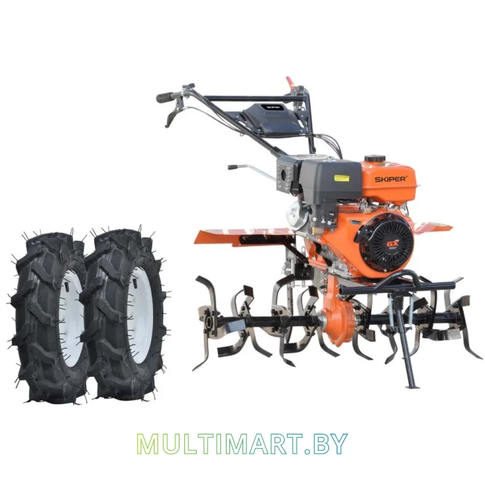 Мотокультиватор Skiper SP-1400S (колеса Brado 5.00-10)